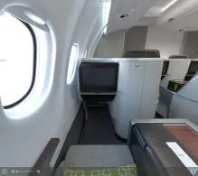 TAP Air Portugal Airbus A330-200 seat maps 360 panorama view