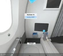 IndiGo Boeing 787-9 seat maps 360 panorama view