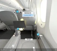 IndiGo Boeing 787-9 seat maps 360 panorama view