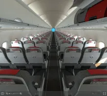 Air Arabia Airbus A320-200 V.2 seat maps 360 panorama view