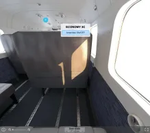 Azul Brazilian Airlines Cessna 208B Grand Caravan seat maps 360 panorama view