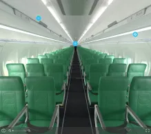 Transavia France Airbus A320neo seat maps 360 panorama view