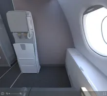 Qatar Airways Airbus A380-800 seat maps 360 panorama view