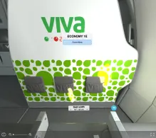Viva Airbus A320neo seat maps 360 panorama view