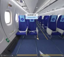 IndiGo ATR 72-600 seat maps 360 panorama view