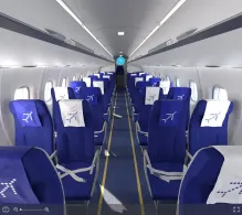 IndiGo ATR 72-600 seat maps 360 panorama view