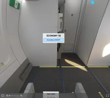 Azul Brazilian Airlines ATR 72-600 seat maps 360 panorama view