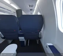 Delta Bombardier CRJ900 V.1 seat maps 360 panorama view