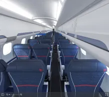 Delta Bombardier CRJ900 V.1 seat maps 360 panorama view