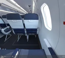 Delta Bombardier CRJ900 V.1 seat maps 360 panorama view