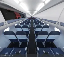 Delta Bombardier CRJ900 V.1 seat maps 360 panorama view
