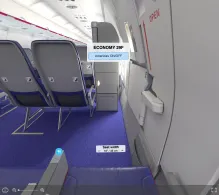 Wizz Air Airbus A321neo seat maps 360 panorama view