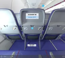 Wizz Air Airbus A321neo seat maps 360 panorama view