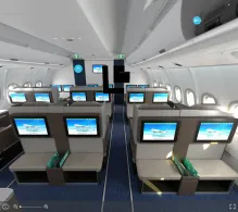 Iberojet Portugal Airbus A330-900neo V.2 seat maps 360 panorama view