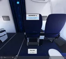 China Eastern Boeing 737-800 V.2 seat maps 360 panorama view