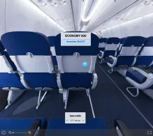 China Eastern Boeing 737-800 V.2 seat maps 360 panorama view