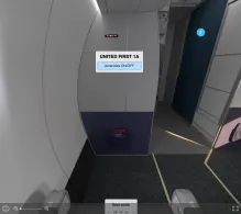 United Embraer E170 seat maps 360 panorama view