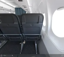Air Serbia Airbus A320-200 V.1 seat maps 360 panorama view