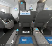 Norse Atlantic Airways Boeing 787-9 V.2 seat maps 360 panorama view