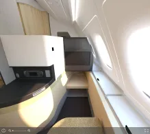 Etihad Airways Airbus A380-800 seat maps 360 panorama view