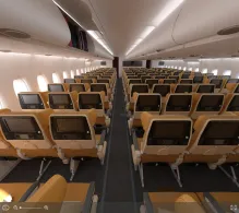 Etihad Airways Airbus A380-800 seat maps 360 panorama view