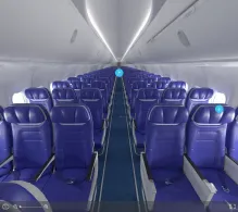 Southwest Airlines Boeing 737-800 seat maps 360 panorama view