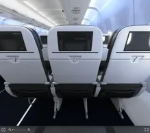 JetBlue Airways Airbus A321-200 V.1 seat maps 360 panorama view