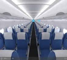 Air Arabia Airbus A321-200 seat maps 360 panorama view