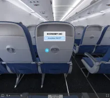 Air Arabia Airbus A321-200 seat maps 360 panorama view