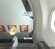 easyJet UK Airbus A319-100 seat maps 360 panorama view