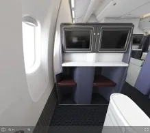 United Boeing 777-200 V.1 seat maps 360 panorama view
