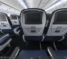 United Boeing 777-200 V.1 seat maps 360 panorama view