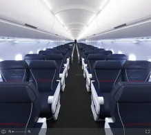 Delta Airbus A321-200 seat maps 360 panorama view