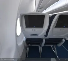 Delta Airbus A330-200 seat maps 360 panorama view