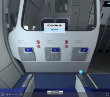 IndiGo Airbus A321neo V.1 seat maps 360 panorama view
