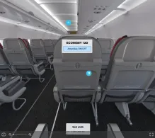 Pegasus Airlines Airbus A320-200 V.1 seat maps 360 panorama view