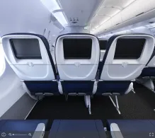 Delta Airbus A321neo seat maps 360 panorama view