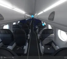 SkyWest Airlines Embraer E175 V.6 AS seat maps 360 panorama view