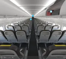 Vueling Airbus A320neo seat maps 360 panorama view