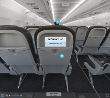 Vueling Airbus A320neo seat maps 360 panorama view