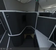 American Airlines Boeing 787-8 V.2 seat maps 360 panorama view