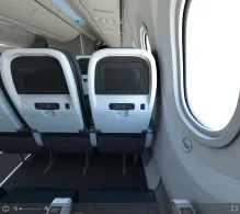 American Airlines Boeing 787-8 V.2 seat maps 360 panorama view