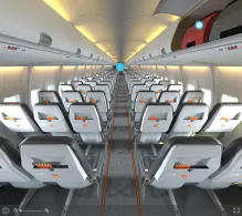 SkyUp Airlines Boeing 737-700 seat maps 360 panorama view