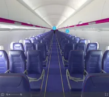 Wizz Air Airbus A320neo seat maps 360 panorama view