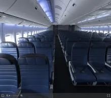 United Boeing 777-200ER V.2 seat maps 360 panorama view