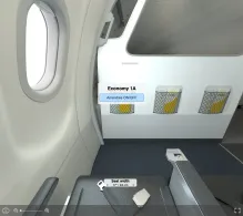 Allegiant Air Airbus A320-200 V.2 seat maps 360 panorama view