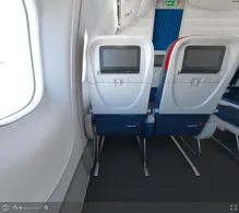 Delta Boeing 767-300ER V.1 seat maps 360 panorama view