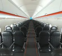 easyJet Switzerland Airbus A320neo seat maps 360 panorama view