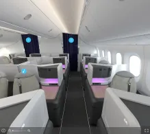 Air New Zealand Boeing 787-9 V.4 seat maps 360 panorama view