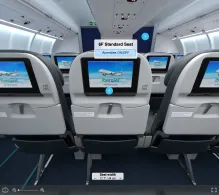 Iberojet Airbus A330-300 seat maps 360 panorama view